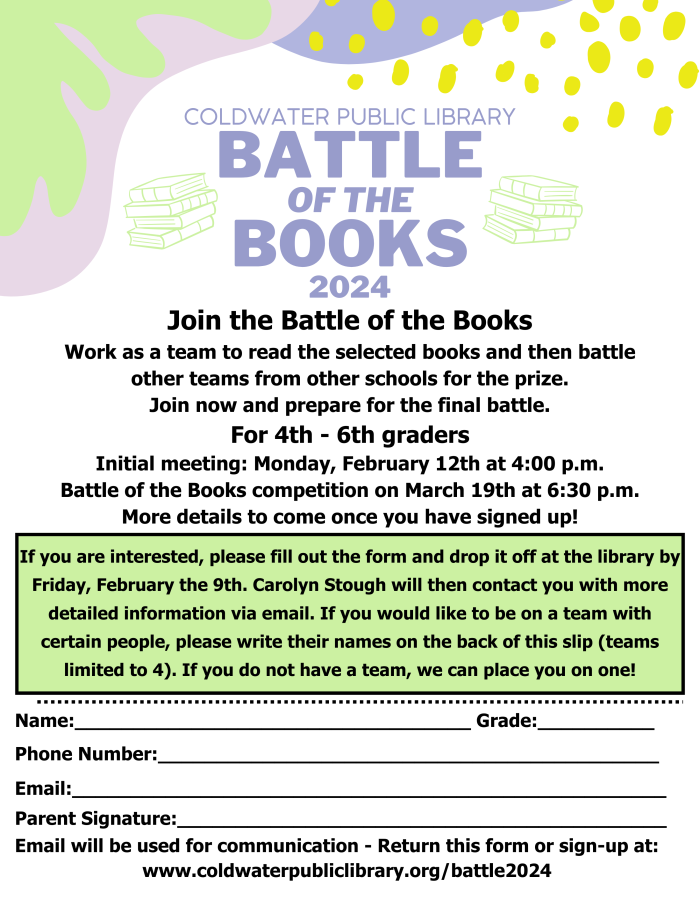 Battle of the Books 2024